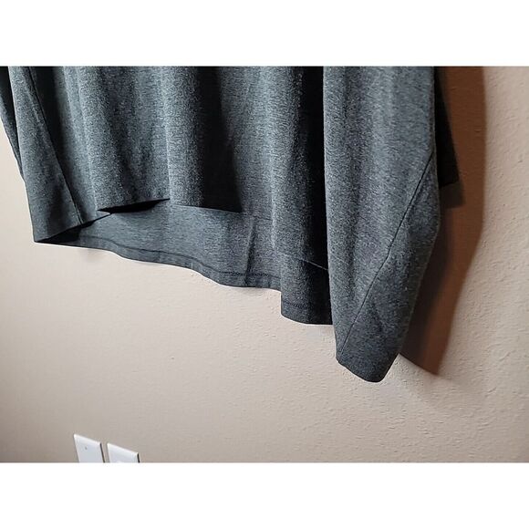 Soft Surroundings Women's Gray Boxy Lagenlook Shirt Size Large t74 - Picture 4 of 6